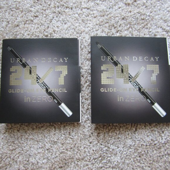 Urban Decay Other - Urban Decay 24/7 Glide-On Eye Pencil Zero black travel mini 0.03 oz., lot of 2